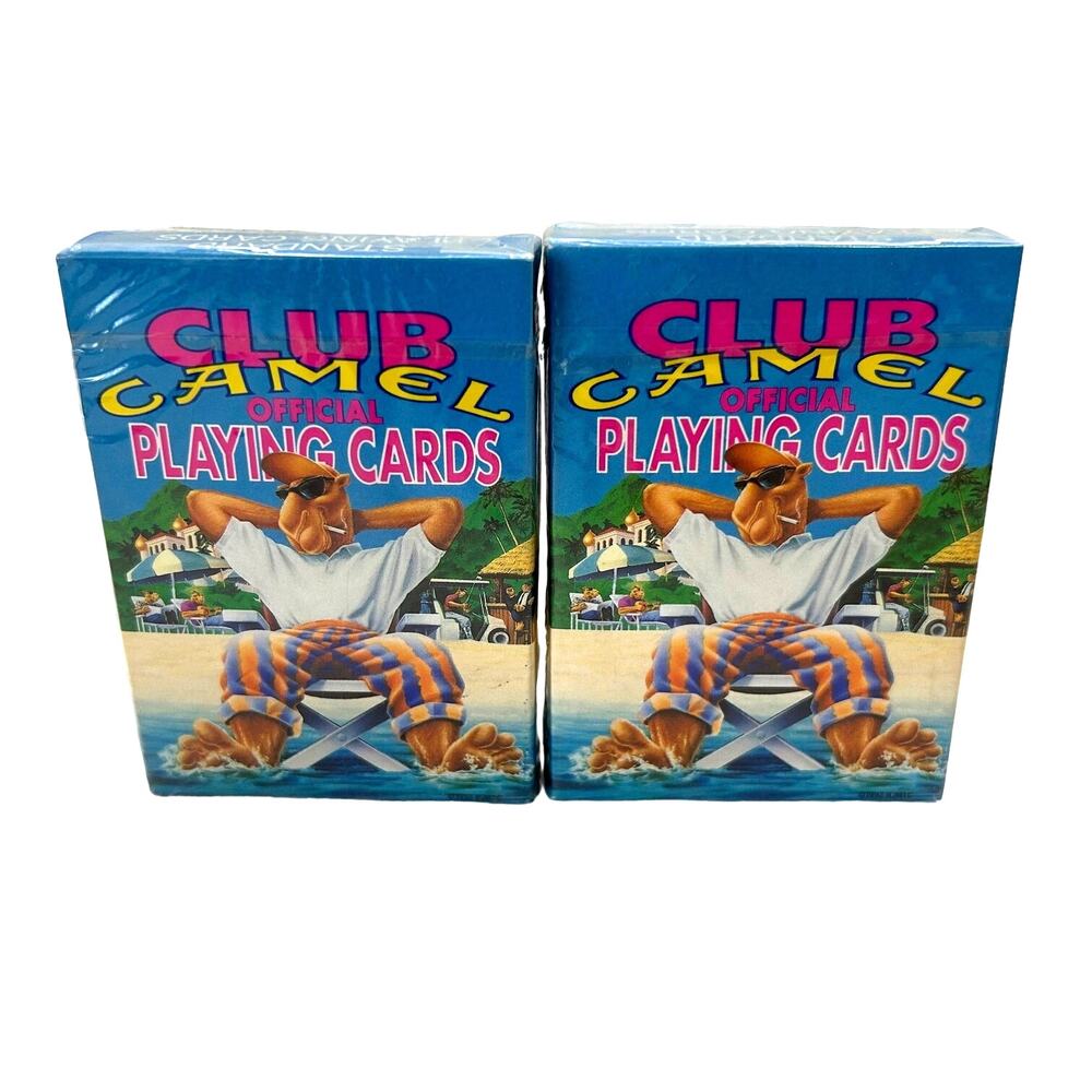 Club Camel Official Playing Cards New In Sealed Package 1992‎